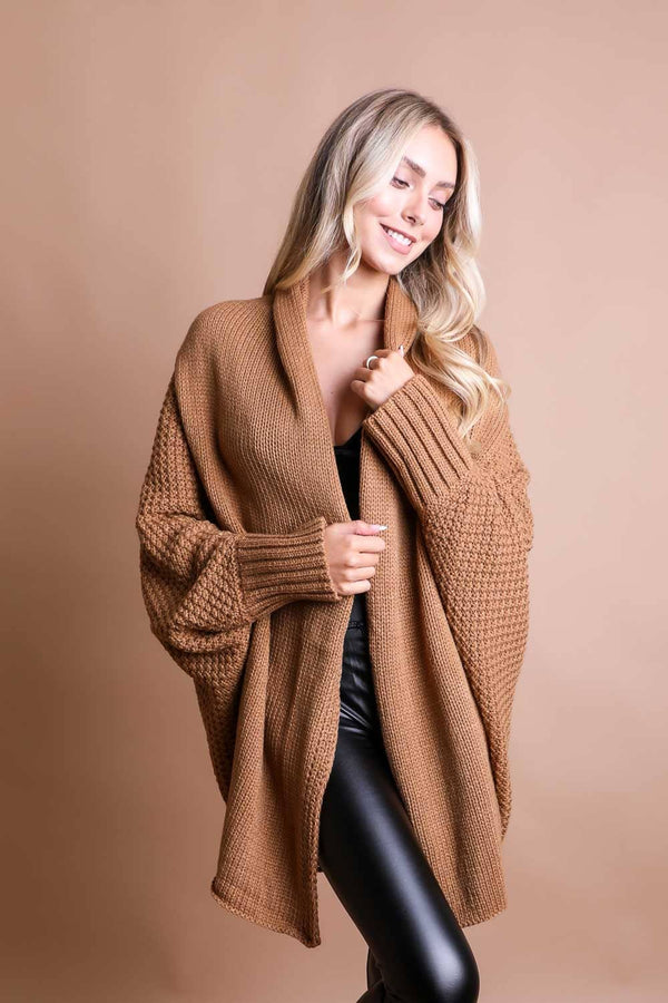 Leto Accessories - Bestselling Bat Sleeve Knit Cardigan! 🦇