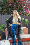 Boho Zig Zag Pattern Kimono