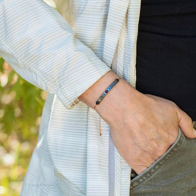 Fearless Amethyst Adjustable Bracelet