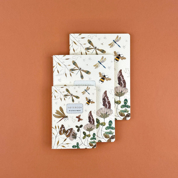 Butterflies and Friends Vegan Leather A6 Passport Notebook