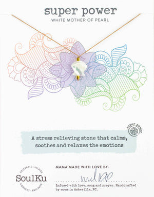 SoulKu - *LTE* Mother of Pearl Shell Super Power Necklace