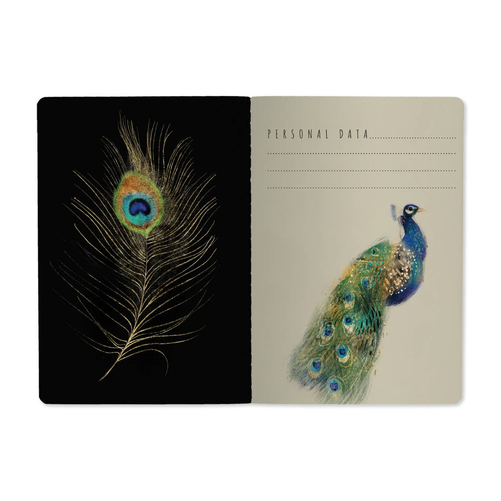 BV by Bruno Visconti - A5 Notebook -  Magic Peacocks