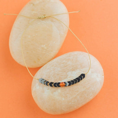 Adventure Awaits Carnelian Adjustable Bracelet