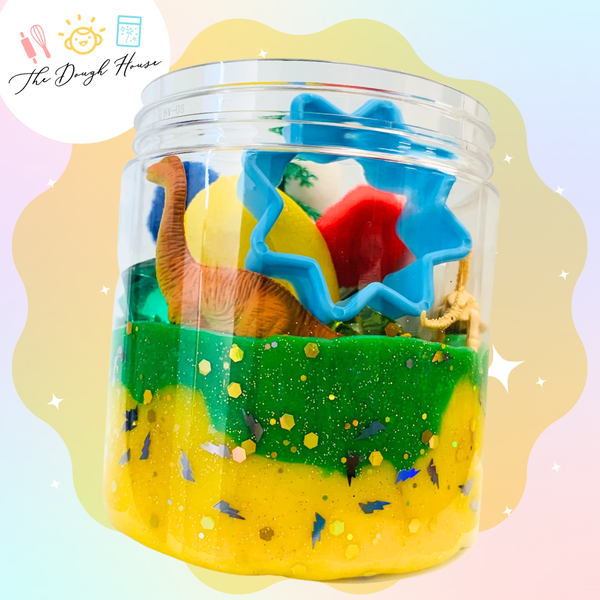 The Dough House - Super Size Dinosaur Magical Jars