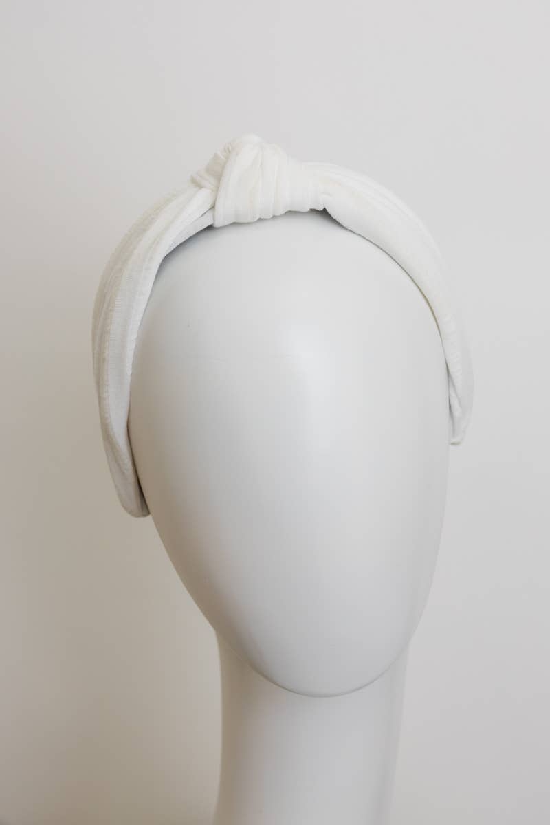 Stripe Topknot Headband