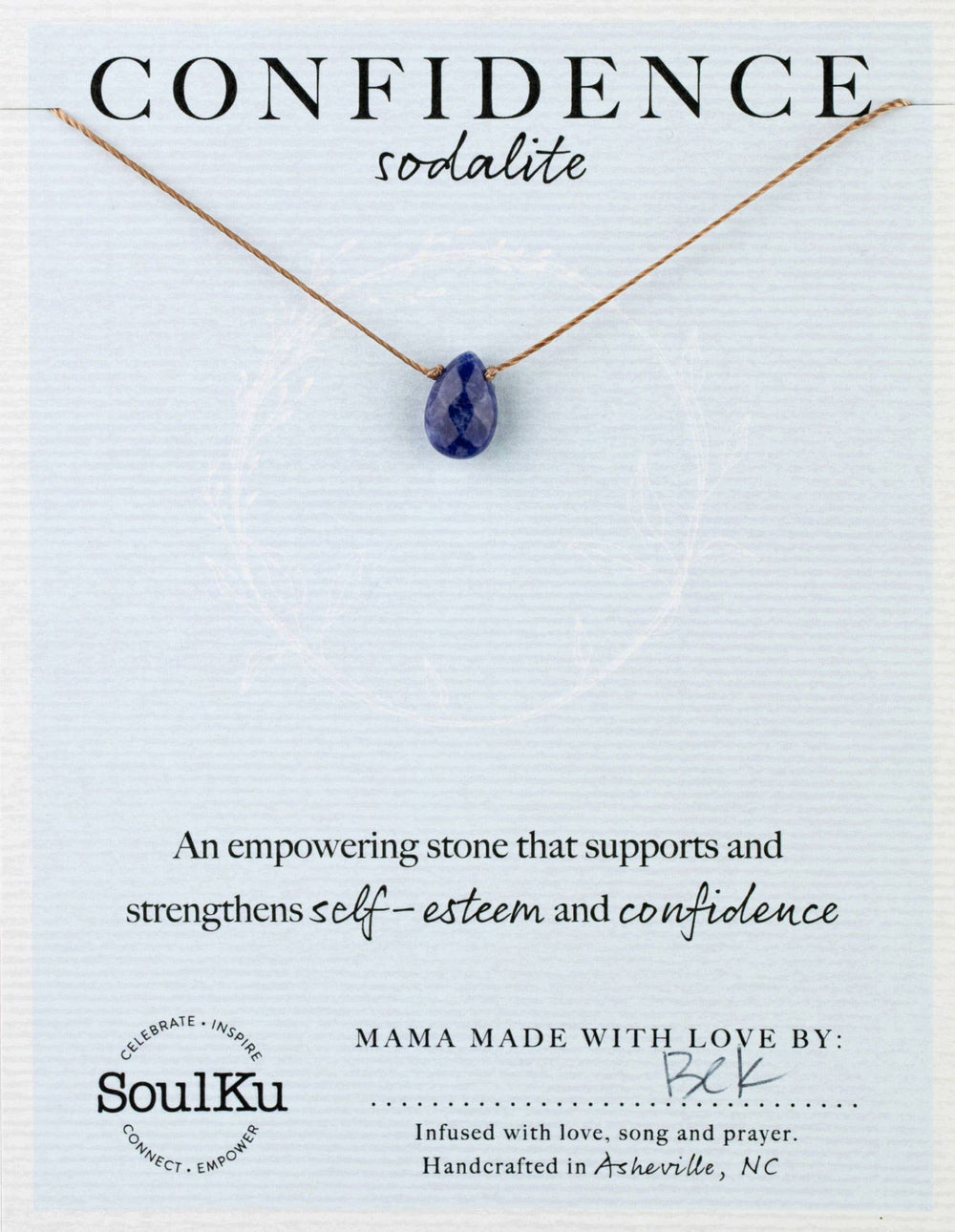 Sodalite Soul-Full of Light Necklace for Confidence