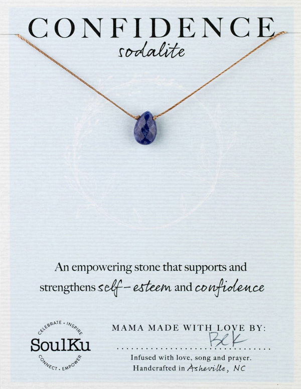 SoulKu - Sodalite Soul-Full of Light Necklace for Confidence