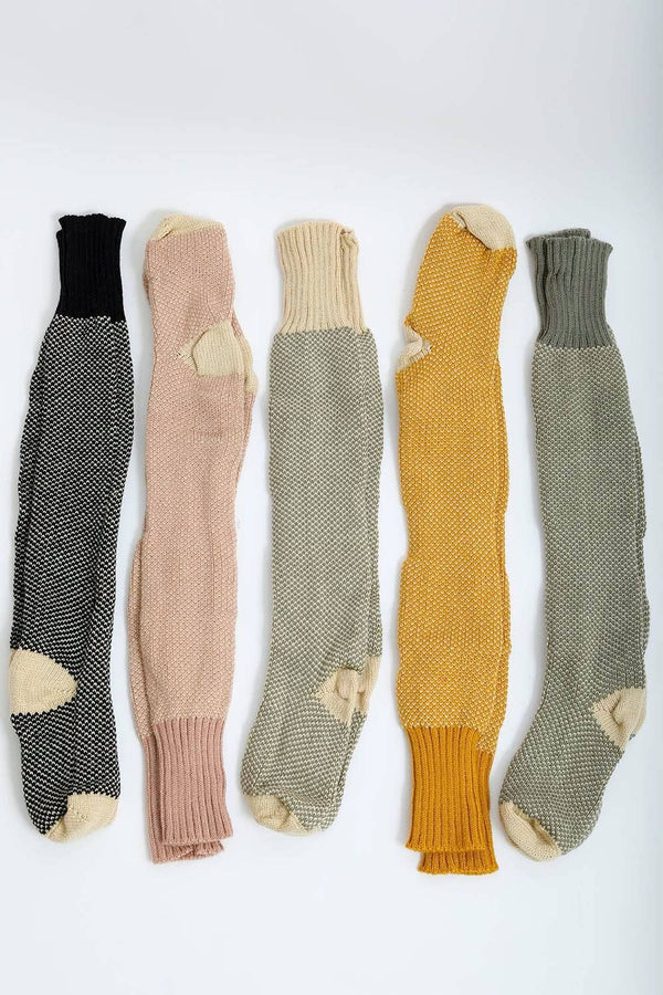 Pink Long Slouch Lounge Socks