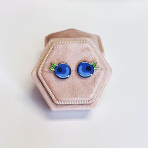 Lilliput Little Things - Blueberry Earrings // Summer Earrings