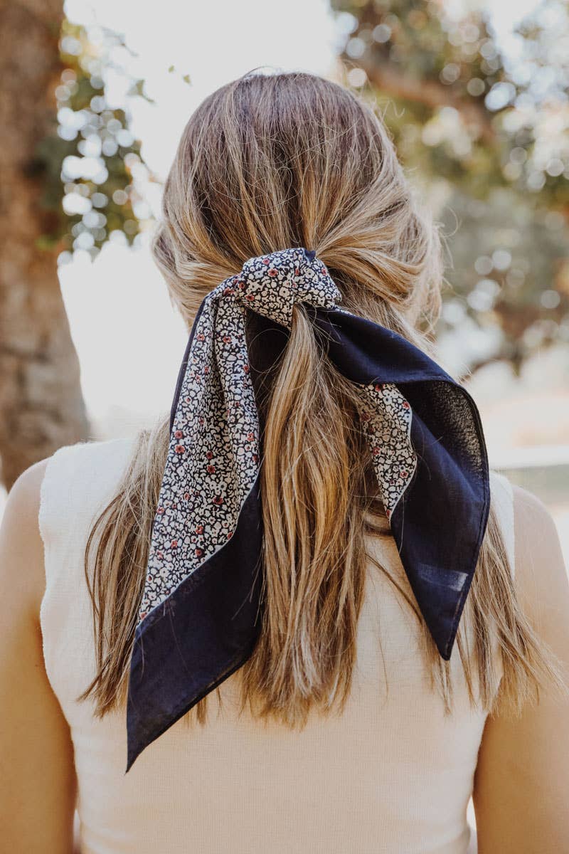Floral Wide Country Bandana