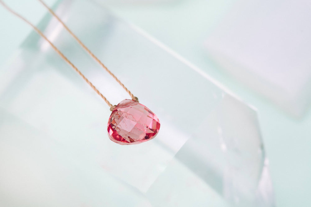 Nevertheless She Persisted Soul Shine Necklace - Pure Pink Crystal