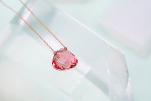 Nevertheless She Persisted Soul Shine Necklace - Pure Pink Crystal