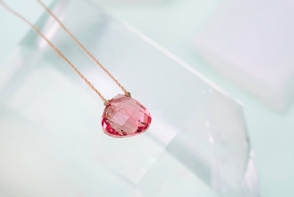 Nevertheless She Persisted Soul Shine Necklace - Pure Pink Crystal