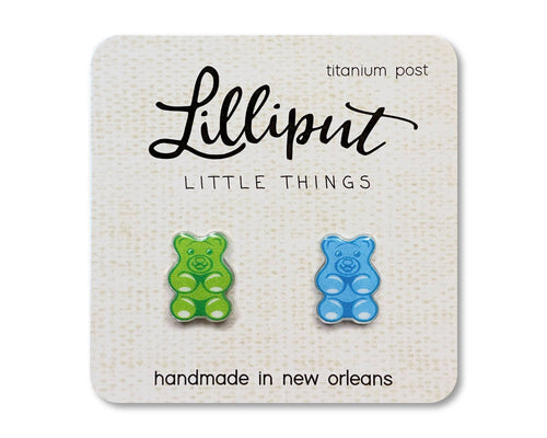 Lilliput Little Things - Gummy Bear Earrings // Colorful Fun Earrings
