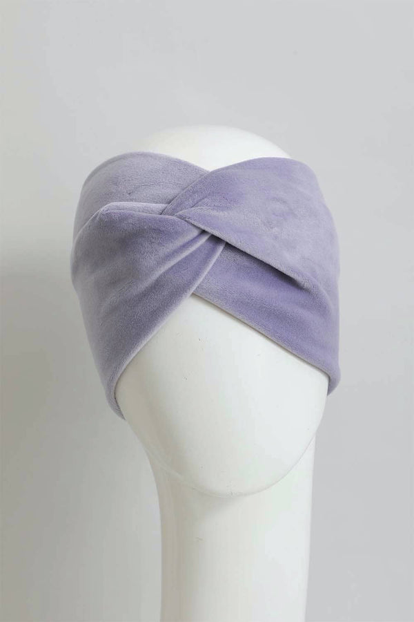 Black Soft Twisted Velvet Headband
