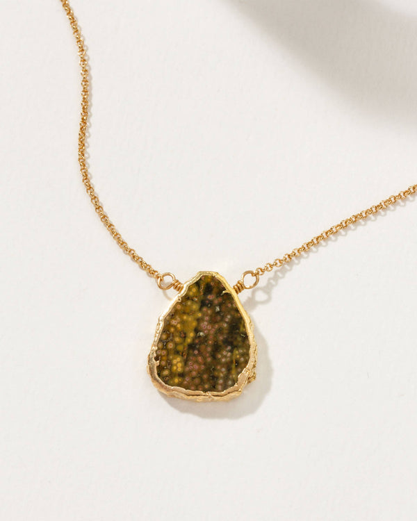 Earth, Wind and Fire Ocean Jasper Necklace