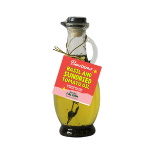 Benissimo / Hongar Farms / Lesley Elizabeth - Basil & Sundried Tomato EVOO Blend – 8.45 fl oz Cruet