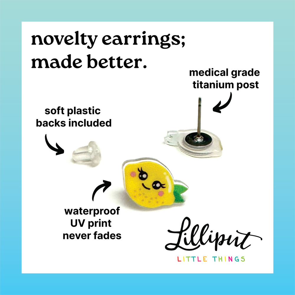Lilliput Little Things - Ghost Earrings // Halloween Earrings