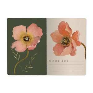 BV by Bruno Visconti - A5 Notebook - Pink Blossoms on White