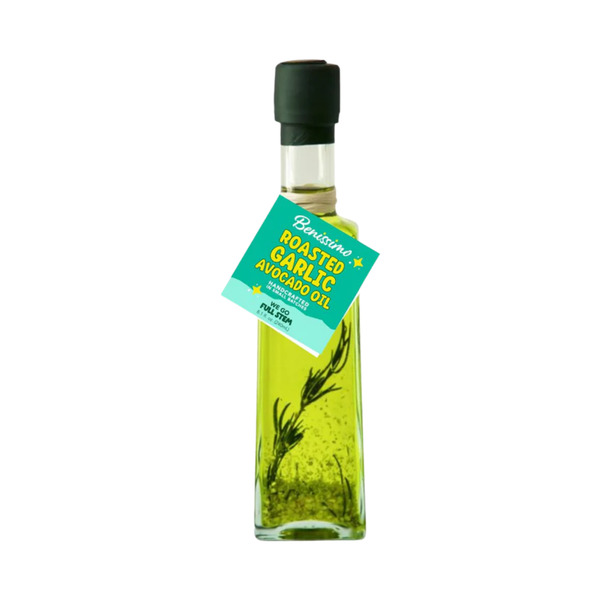 Benissimo / Hongar Farms / Lesley Elizabeth - Benissimo Roasted Garlic Avocado Oil – 8.12 fl oz Castolatta