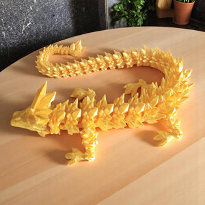 PowerTRC 3D Print - 3D Printed Articulated Crystal Dragon