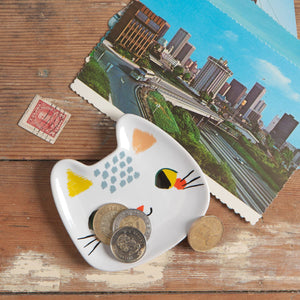 Meow Meow Cat Shaped Trinket Tray