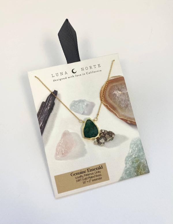 Earth, Wind and Fire Emerald Necklace