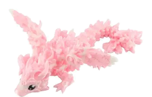 Articulated 3D Printed Dragon Figurine (5")