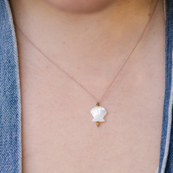 SoulKu - *LTE* Mother of Pearl Shell Super Power Necklace