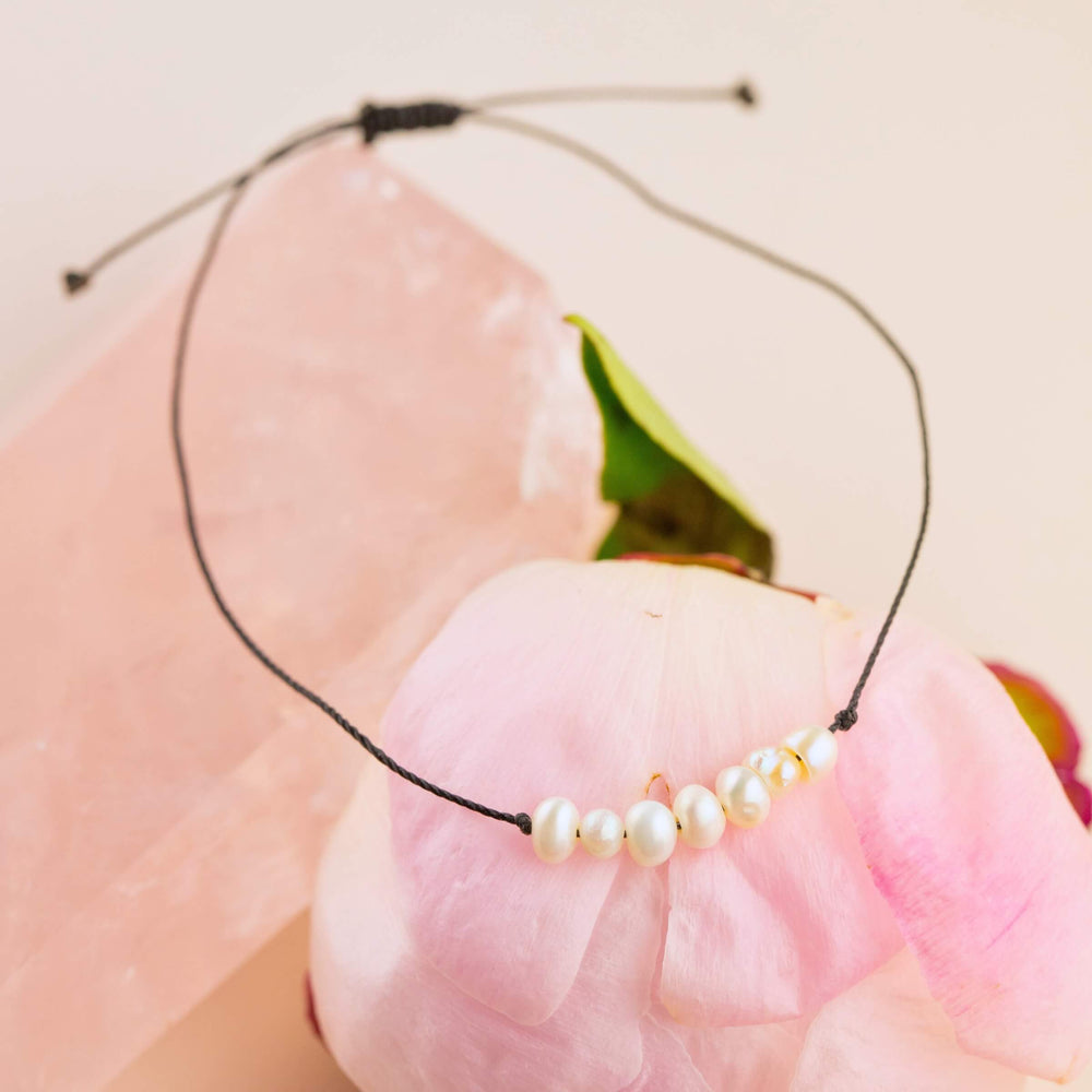 Pearl Hummingbird Adjustable Bracelet for Goddess
