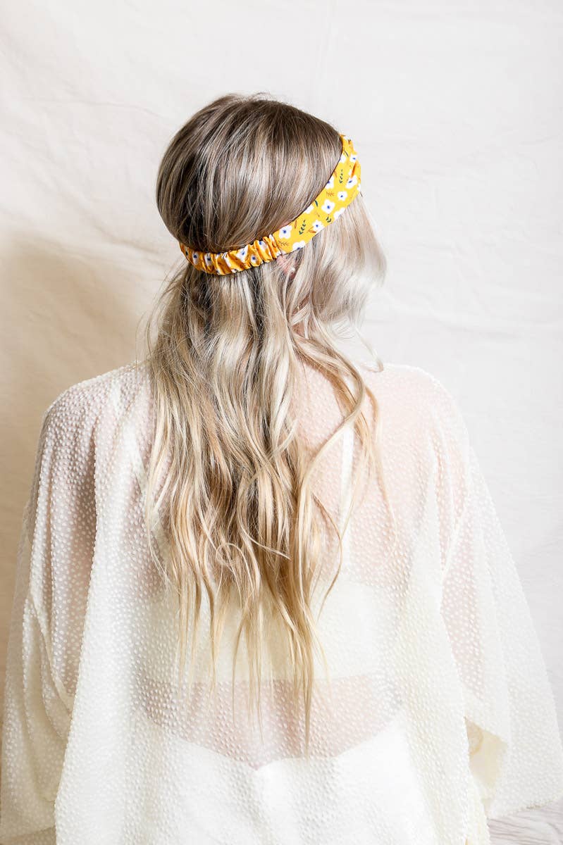 Blossom Print Twist Headwrap