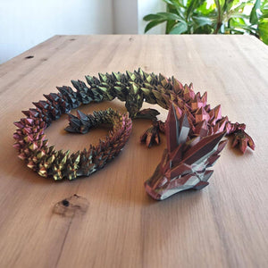 PowerTRC 3D Print - 3D Printed Articulated Crystal Dragon