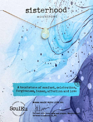 SoulKu - Moonstone Alive & Well Necklace for Sisterhood