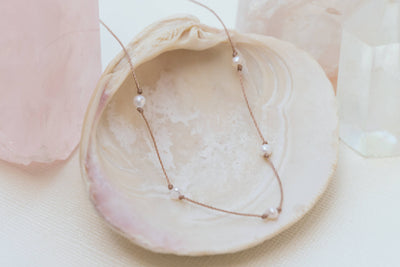Goddess Celestial Necklace - Pearl