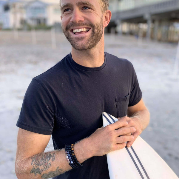 SoulKu - Laguna Agate Men's Bracelet for Steady