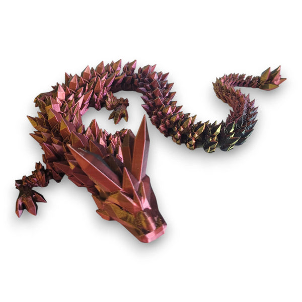 PowerTRC 3D Print - 3D Printed Articulated Crystal Dragon