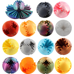 PowerTRC 3D Print - 3D Printed 3" Large Gear Ball Fidget Toys Mix Color