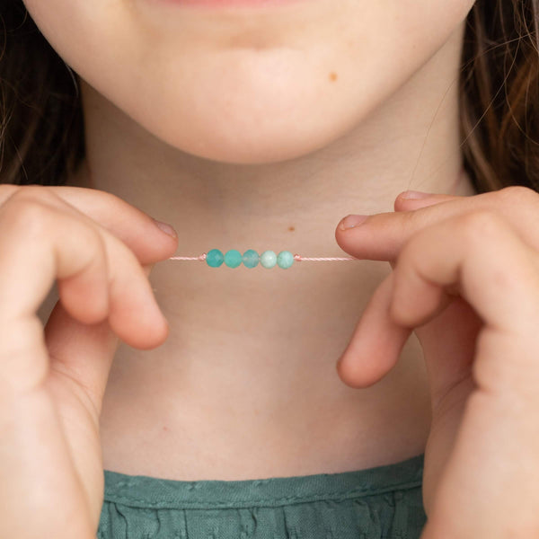 Amazonite Little Wishes KIDS Necklace for Courage