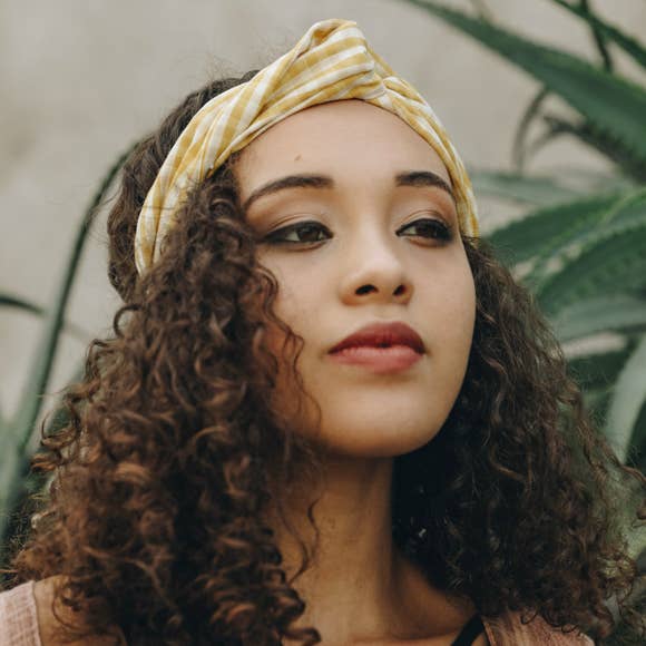 Checkered Knotted Headband