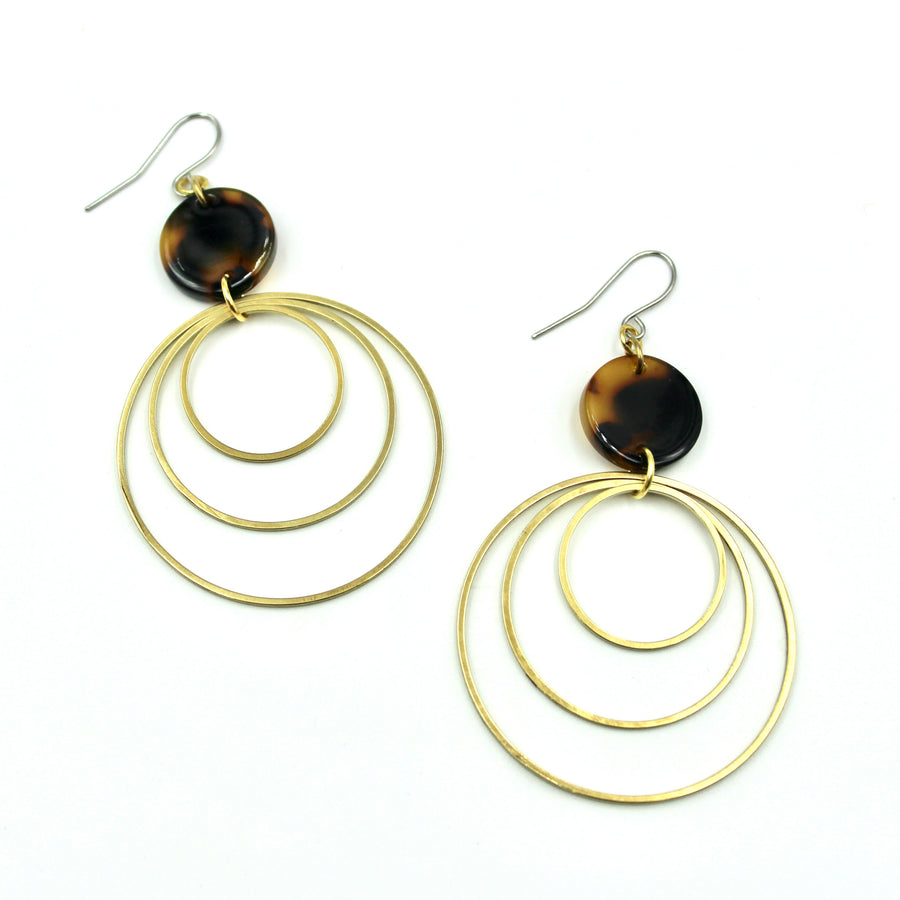 Layered Circle Earrings