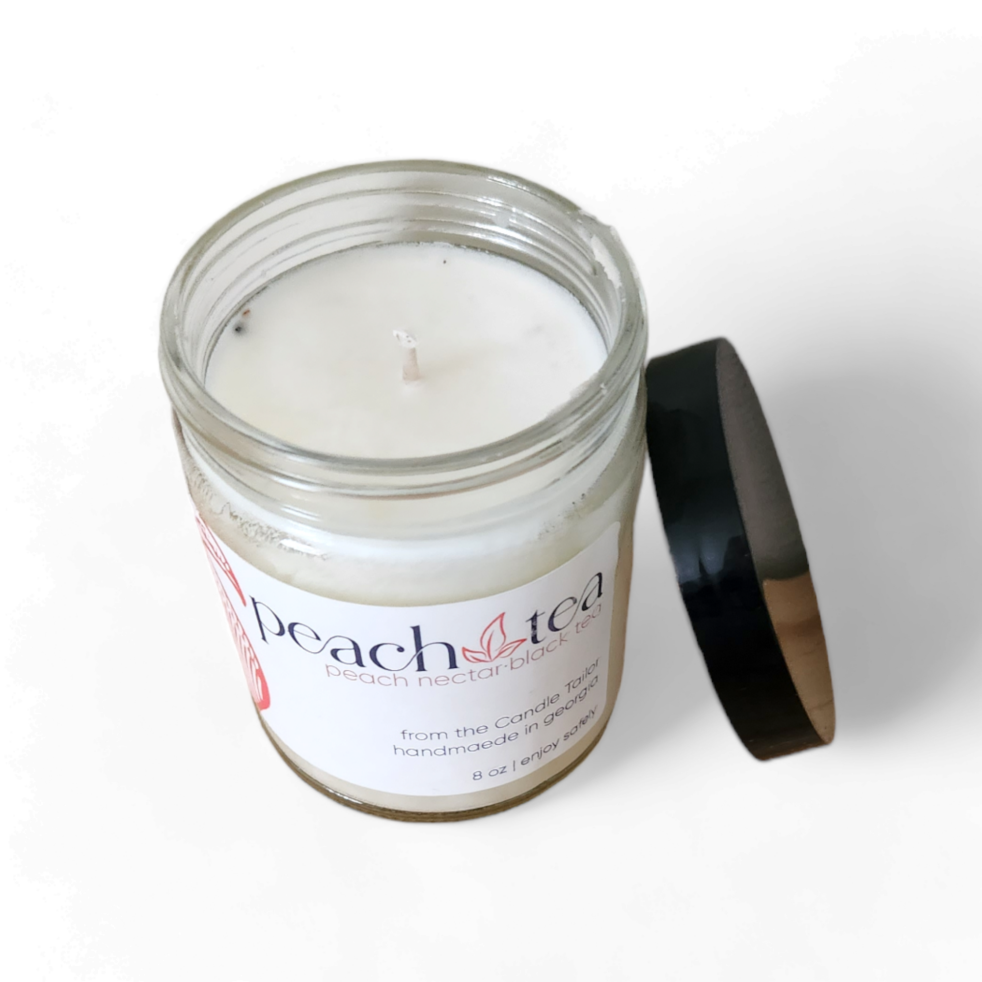 8OZ - Peach Tea Candle
