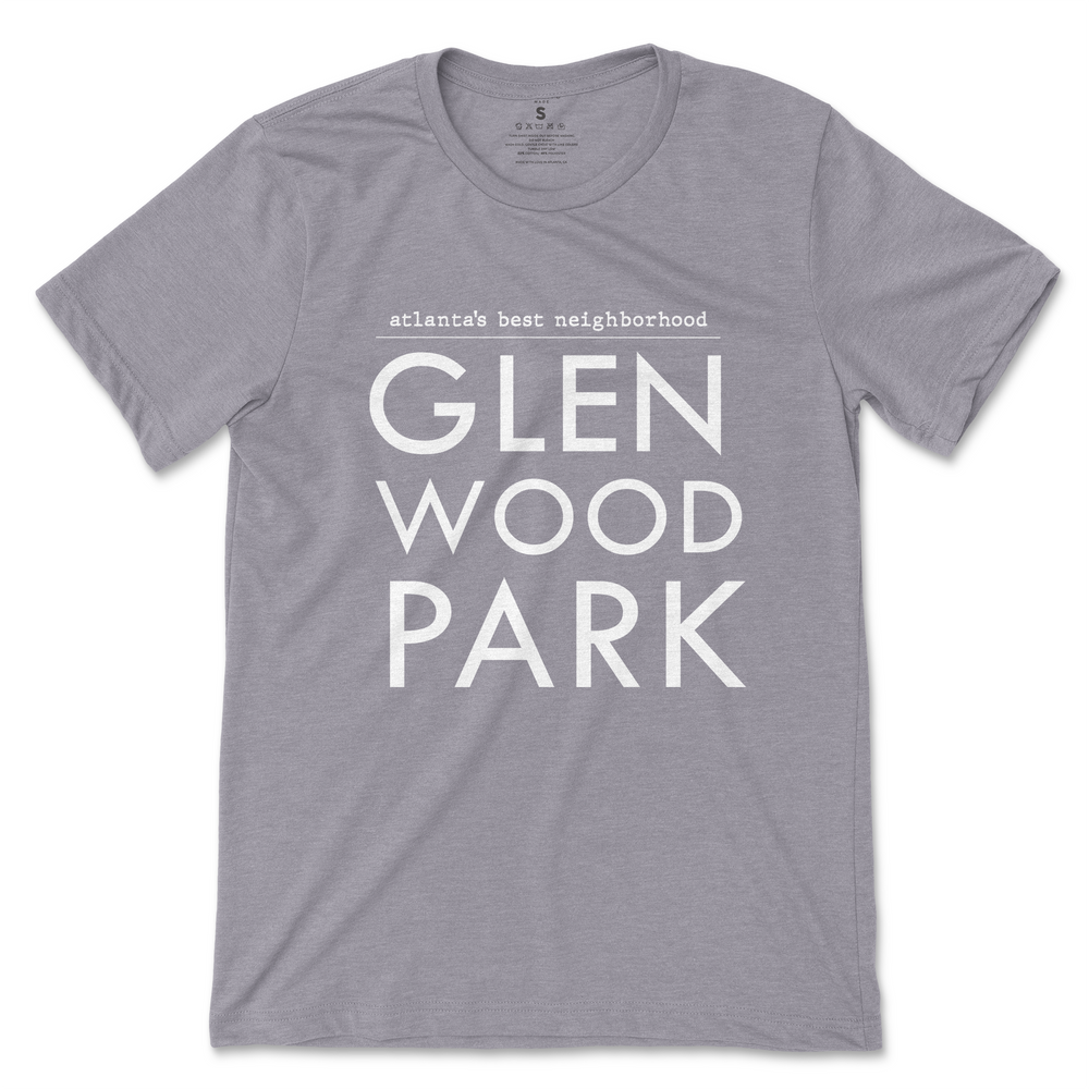 Atlanta Neighborhood Tee - Glenwood Park Deep Heather Gray
