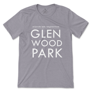 Atlanta Neighborhood Tee - Glenwood Park Deep Heather Gray