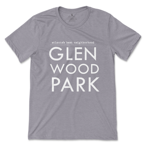 Atlanta Neighborhood Tee - Glenwood Park Deep Heather Gray