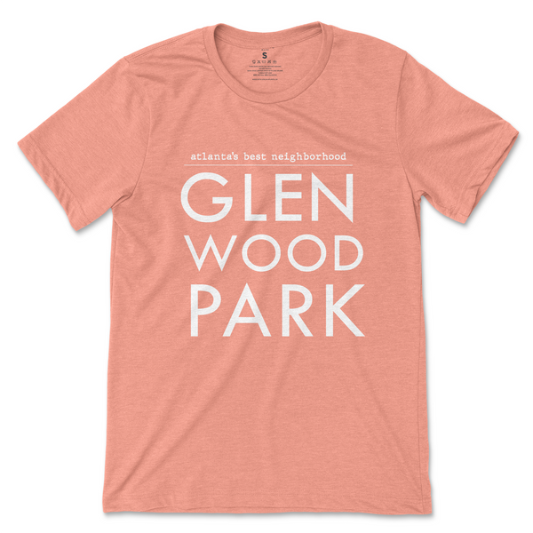 Atlanta Neighborhood Tee - Glenwood Park Peach