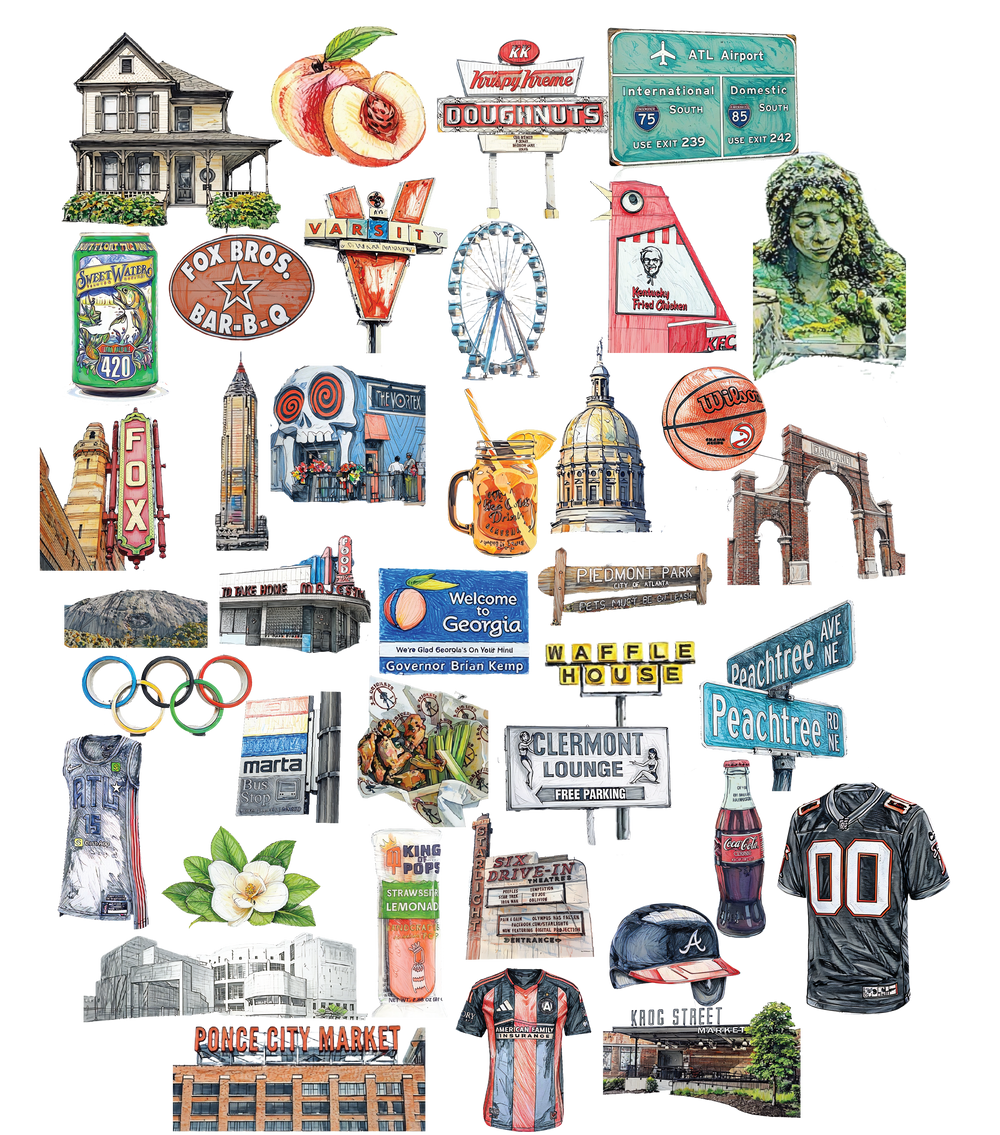 All Things Atlanta Tote Bag