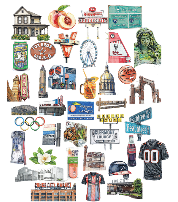 All Things Atlanta Tote Bag