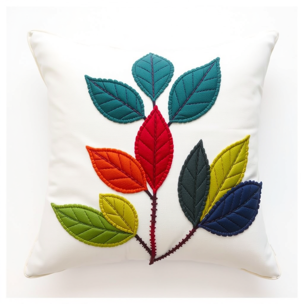 Sewing 102: Machine + Hand Appliqued Pillows