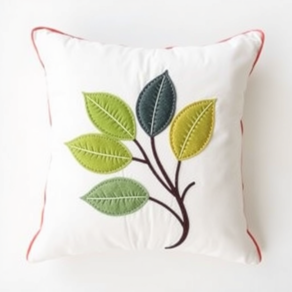 Sewing 102: Machine + Hand Appliqued Pillows