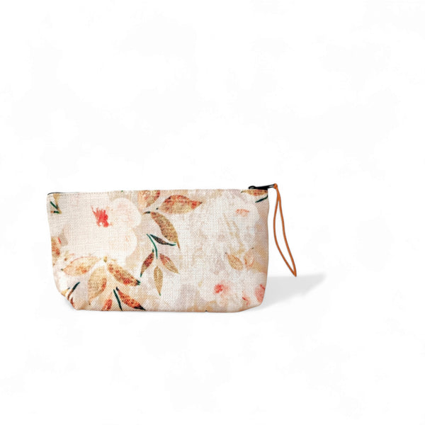 Abstract  Flower zipper Pouch